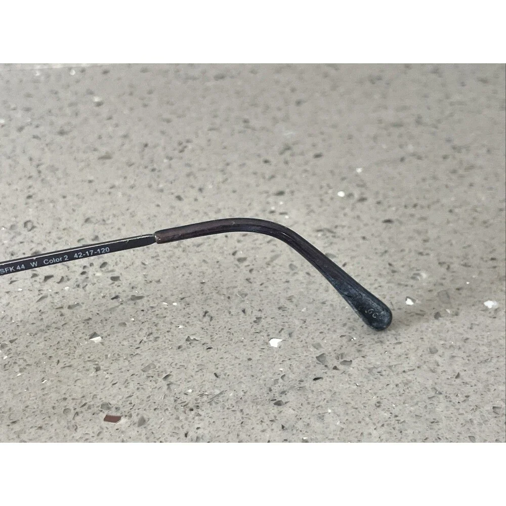 SUPERFLEX SFK 44 EYEGLASSES FRAMES ONLY 42-17-120 W Color 2 full rim gray navy